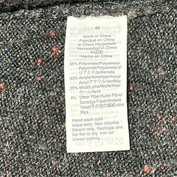 Madewell Kent Donegal Open Front Cardigan Sweater in Coziest Yarn - Medium - Picture 10 of 10